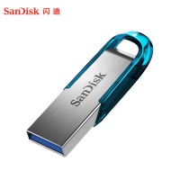 閃迪 (SanDisk) 64GB USB3.0 U盤(pán)CZ73酷鑠 高速讀取 時(shí)尚藍(lán)色 